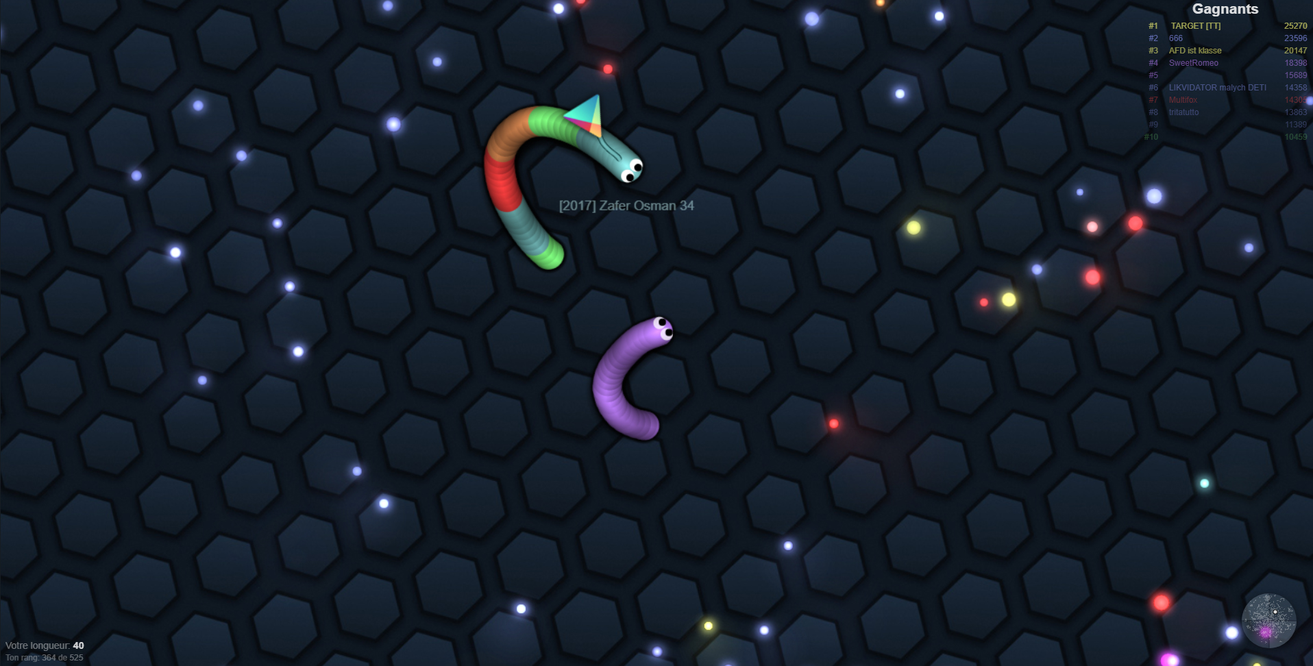 ゲームのサンプル画像 Slither