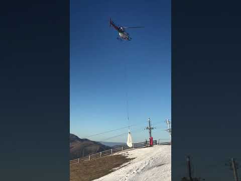 Luchon-Superbagnères brings snow from nearby mountains onto its slopes