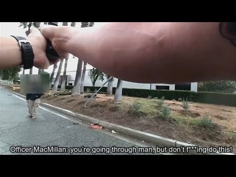 The patience and composure of an American police officer
