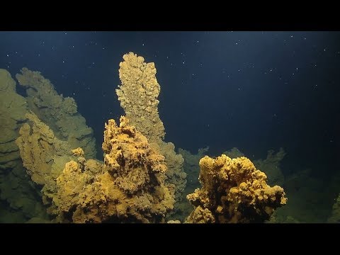 Nærbilde av en vulkansk skorstein av Nautilus Live