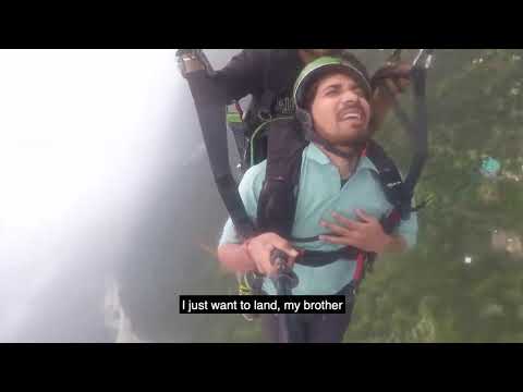 Paragliding-mareritt i India
