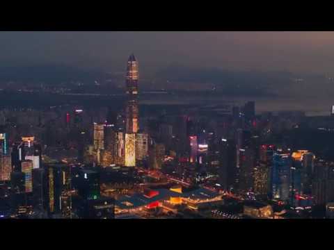 드론이 Shenzhen 상공을 날다