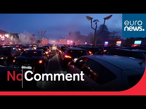 Deutsche Rave-Party während des Lockdowns