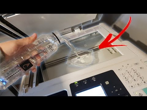 ¿Qué pasa si fotocopias agua?