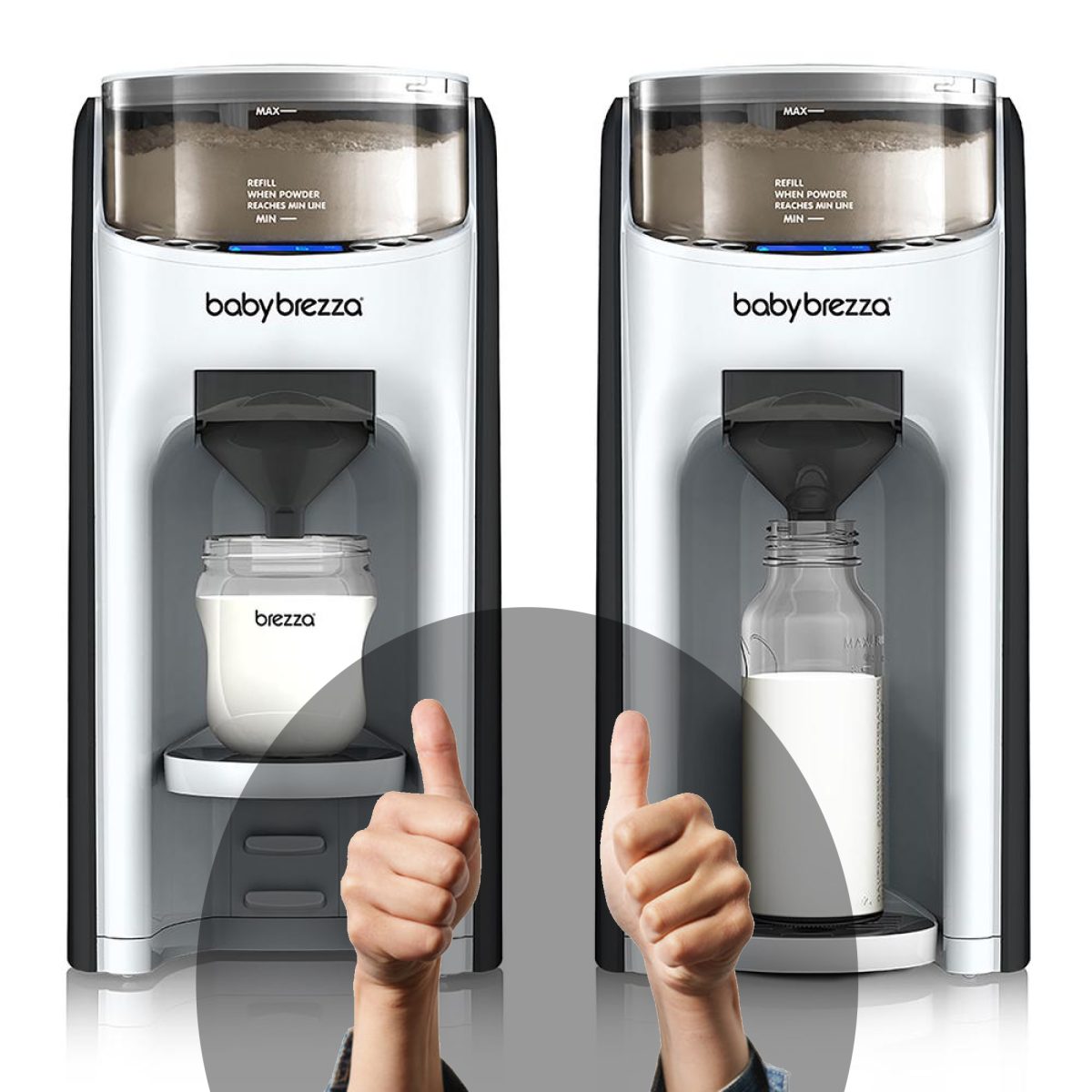 Baby Brezza apparat automatisk flaskevarmer og melkepulver-dispenser for babyer og foreldre