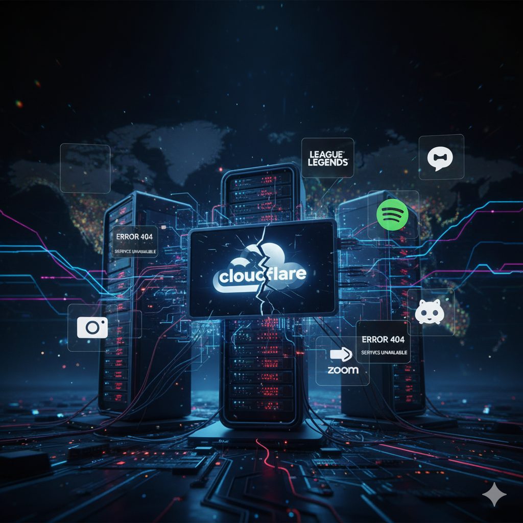 La caída de Cloudflare provoca la inaccesibilidad de ChatGPT y Spotify en todo el mundo